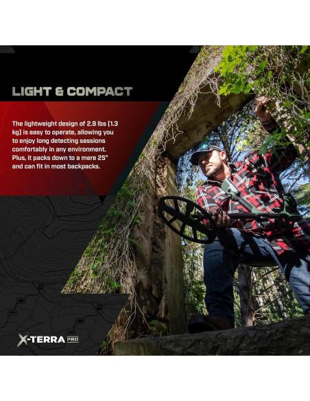Detector de Metales Minelab X-Terra Pro IP68 1.22 kg