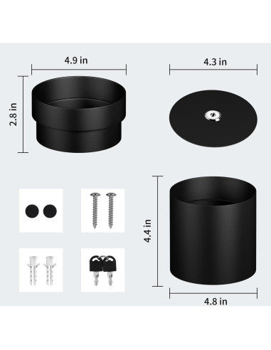Maceta de Seguridad Oculta Sdstone 2 Pack con Cerradura Llave