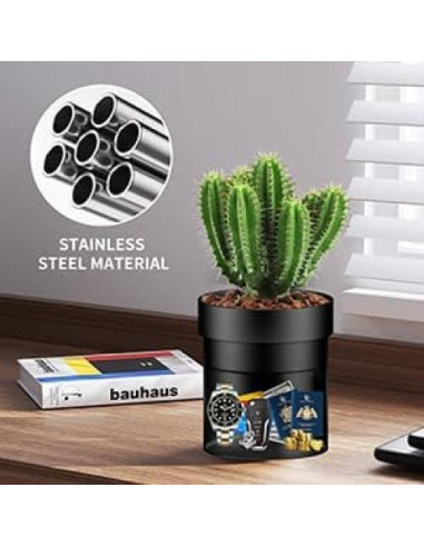 Maceta de Seguridad Oculta Sdstone 2 Pack con Cerradura Llave