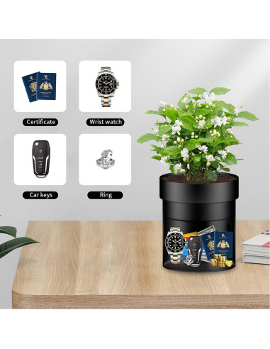 Maceta de Seguridad Oculta Sdstone 2 Pack con Cerradura Llave