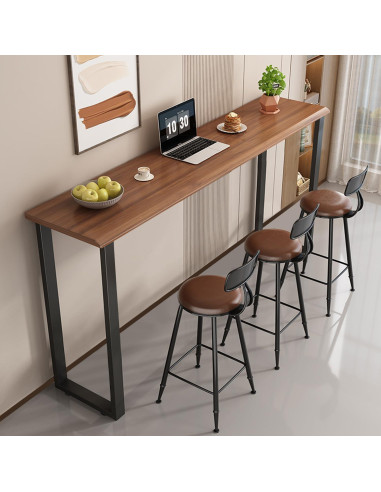 Patas de mesa ajustables WHUANGKAKA 45x101.6 cm negras - Juego de 2