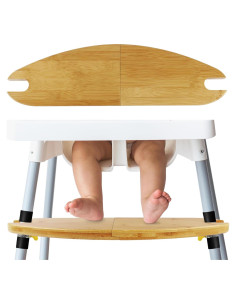Reposapiés Ajustable Baby Bamboo para Silla Alta IKEA