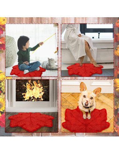 Alfombra de Baño Antideslizante Ceenna Otoño 70x50cm