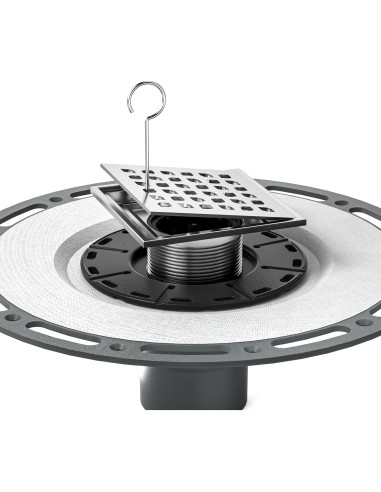 Desagüe Cuadrado 10.16 cm Bernkot Acero Inoxidable 304