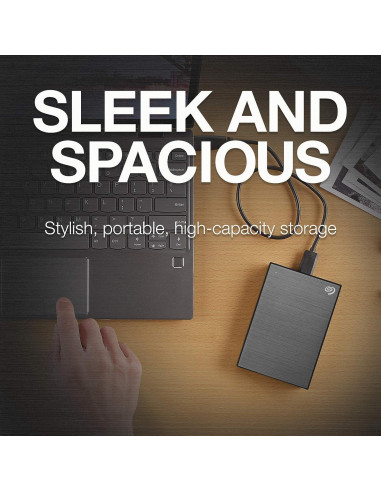 Disco Duro Externo Portátil Seagate One Touch 5TB USB 3.0 Gris