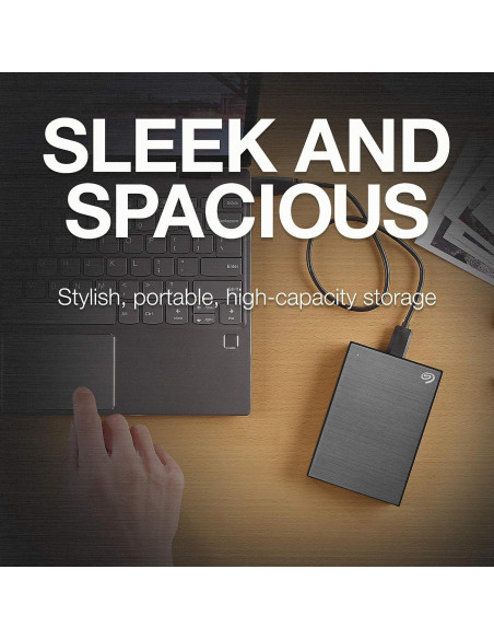 Disco Duro Externo Portátil Seagate One Touch 5TB USB 3.0 Gris