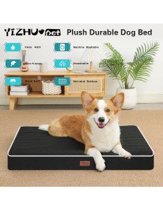 Cama ortopédica para perros grandes Yizhuo L 91.44x68.58cm 2