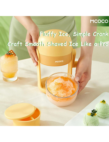 Trituradora de Hielo MCOCO Verde 0.75 kg con Tazón y Molde