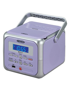 Reproductor de CD Estéreo Portátil Jensen CD-660 Bluetooth USB FM
