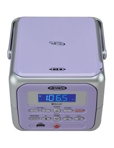 Reproductor de CD Estéreo Portátil Jensen CD-660 Bluetooth USB FM 2