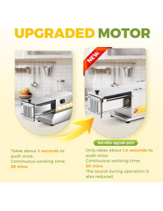 Cortador de Papas Fritas Automático Flyseago 5 Cuchillas Acero Inoxidable 2