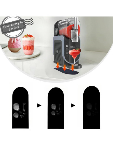 Almohadilla Antideslizante Silicona PAZ para Ninja FS301 FS300