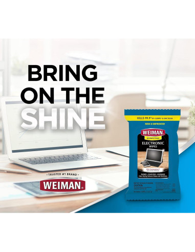 Toallitas Desinfectantes Weiman para Pantallas - Paquete de 2
