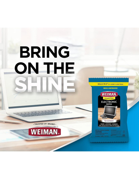 Toallitas Desinfectantes Weiman para Pantallas - Paquete de 2