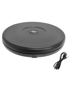 Soporte Giratorio Motorizado Fotoconic Negro 25 cm LED 9 kg