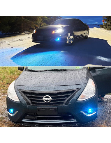 Bombillas LED de Niebla PHINLION H11 H8 Azul Hielo 3200 Lúmenes