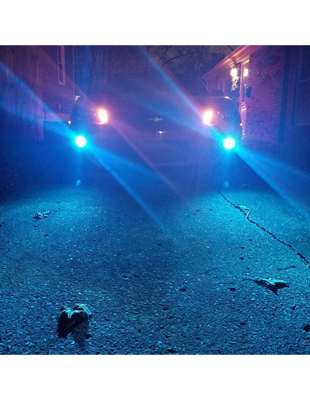 Bombillas LED de Niebla PHINLION H11 H8 Azul Hielo 3200 Lúmenes