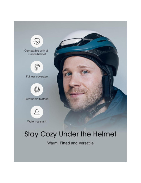 Liner de Invierno Lumos para Casco de Ciclismo - Caliente y Resistente al Agua