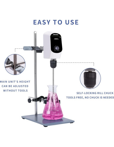 Mezclador de Varilla Eléctrico LACHOI 20L LCD 100-2000RPM