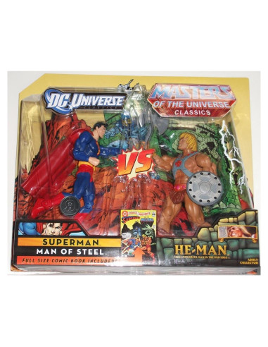 Figura de Acción DC Universe y Masters of the Universe 2-Pack