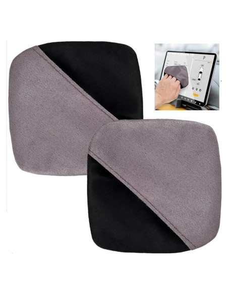 2 Paños de Microfibra TOPPERFUN para Limpiar Pantallas 10.49cm