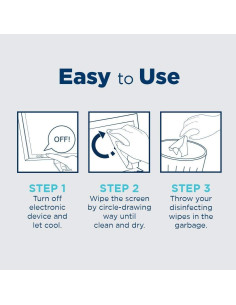 Toallitas de limpieza Tech Armor Purify Go - 100 unidades 2