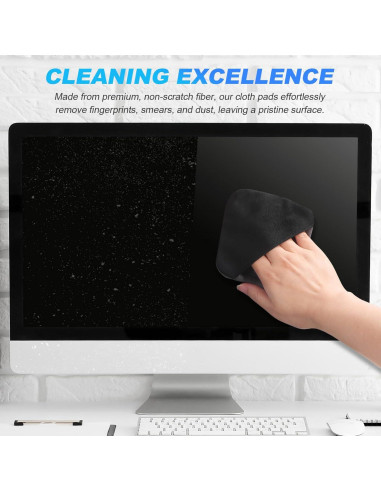 2 Paños de Microfibra TOPPERFUN para Limpiar Pantallas 10.49cm