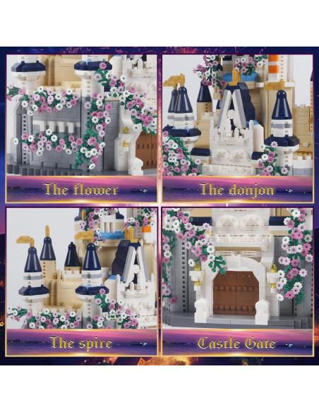 Set de Bloques de Construcción Castillo de Sueños STMIGAIBLOCKS 3100PCS