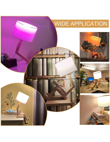 Lámpara de Escritorio Linda MUMENG Robot Plegable 27.9x15cm