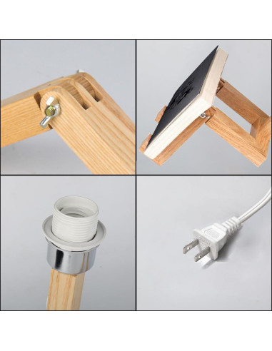 Lámpara de Escritorio Linda MUMENG Robot Plegable 27.9x15cm