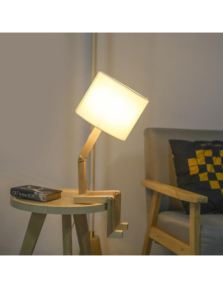 Lámpara de Escritorio Linda MUMENG Robot Plegable 27.9x15cm