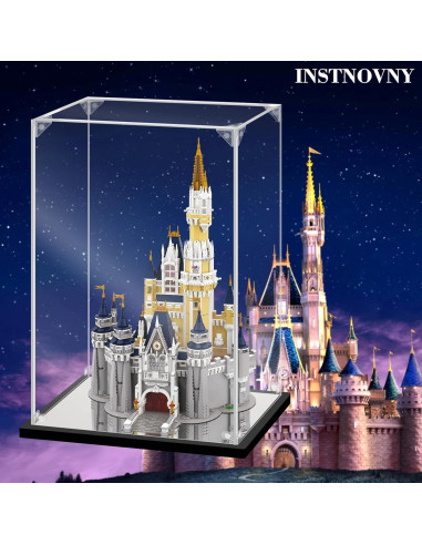 Caja de Exhibición Acrílica Instnovny 51x36x77 cm para Coleccionables