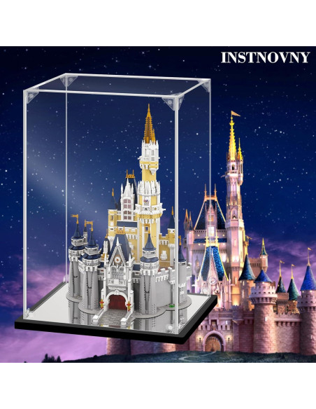 Caja de Exhibición Acrílica Instnovny 51x36x77 cm para Coleccionables