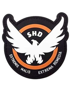 Parche de PVC Militar Morton Home 3D Goma Insignia SHD