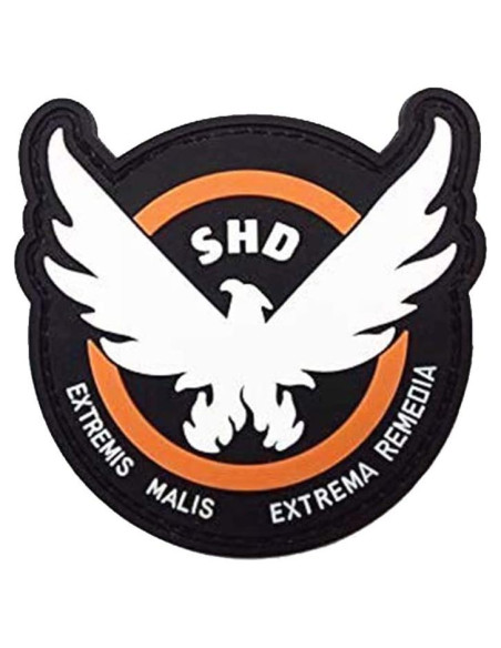 Parche de PVC Militar Morton Home 3D Goma Insignia SHD