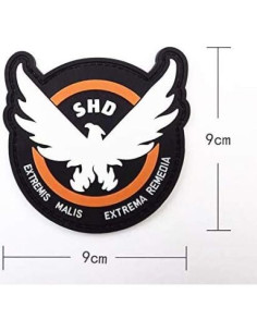 Parche de PVC Militar Morton Home 3D Goma Insignia SHD 2