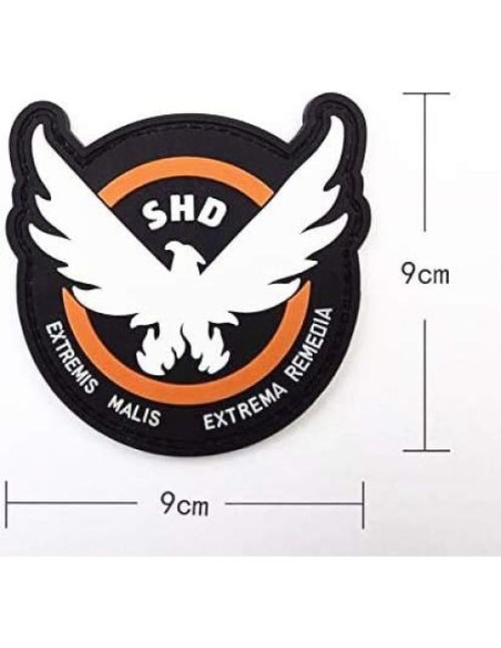 Parche de PVC Militar Morton Home 3D Goma Insignia SHD