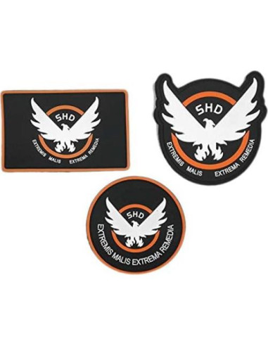 Parche de PVC Militar Morton Home 3D Goma Insignia SHD