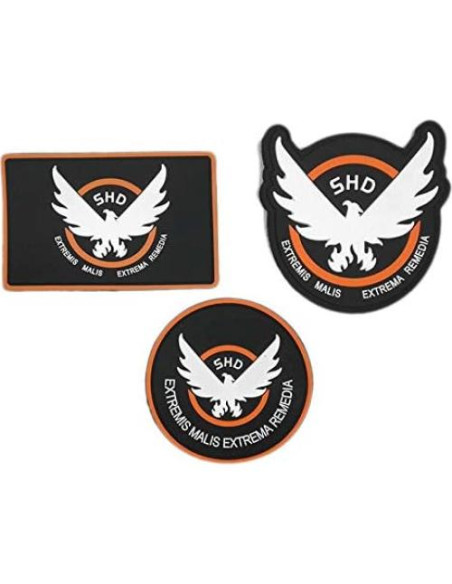 Parche de PVC Militar Morton Home 3D Goma Insignia SHD