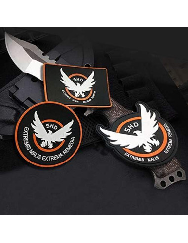 Parche de PVC Militar Morton Home 3D Goma Insignia SHD