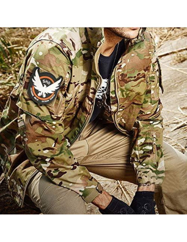 Parche de PVC Militar Morton Home 3D Goma Insignia SHD