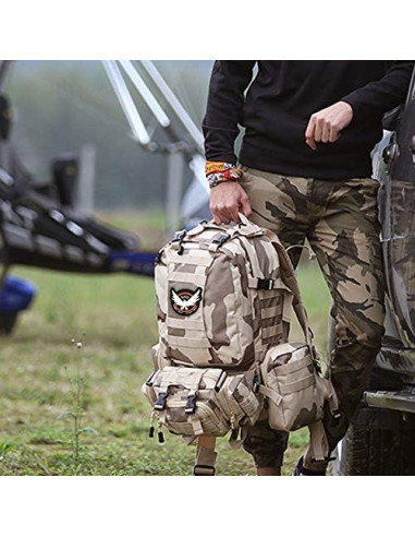 Parche de PVC Militar Morton Home 3D Goma Insignia SHD