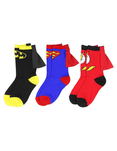 Calcetines de Crew con Capa DC Comics para Niños 7-9 Años