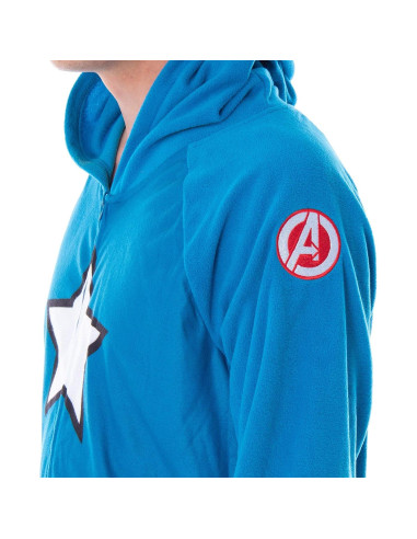 Pijama de Una Pieza Capitán América Marvel para Hombre