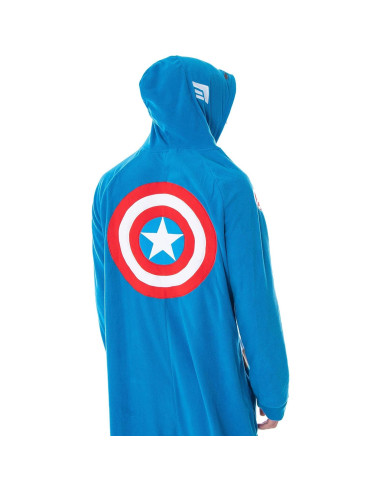 Pijama de Una Pieza Capitán América Marvel para Hombre