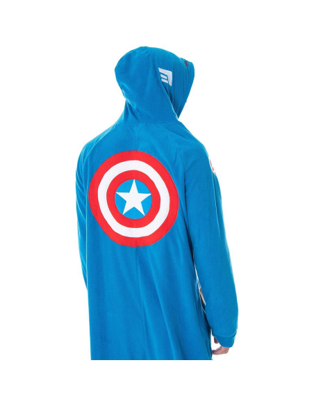 Pijama de Una Pieza Capitán América Marvel para Hombre