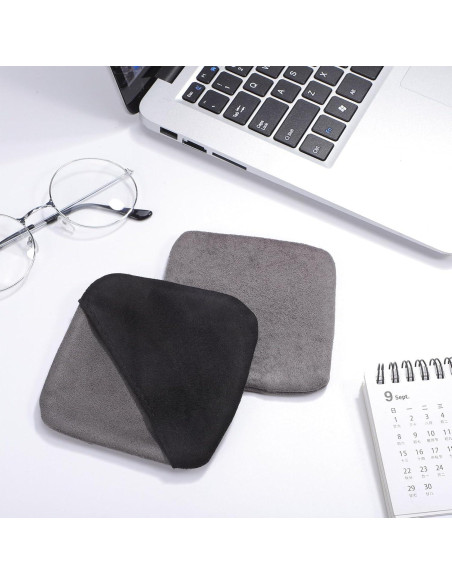 2 Paños de Microfibra TOPPERFUN para Limpiar Pantallas 10.49cm