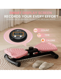 Torcedora de Cintura LiKiLiKi 200 kg Pantalla Digital Rosa 2