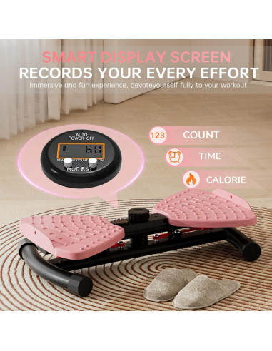 Torcedora de Cintura LiKiLiKi 200 kg Pantalla Digital Rosa