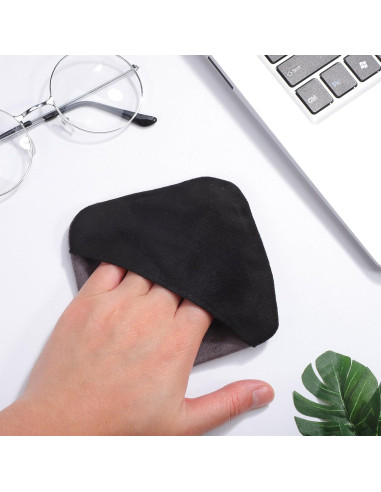 2 Paños de Microfibra TOPPERFUN para Limpiar Pantallas 10.49cm